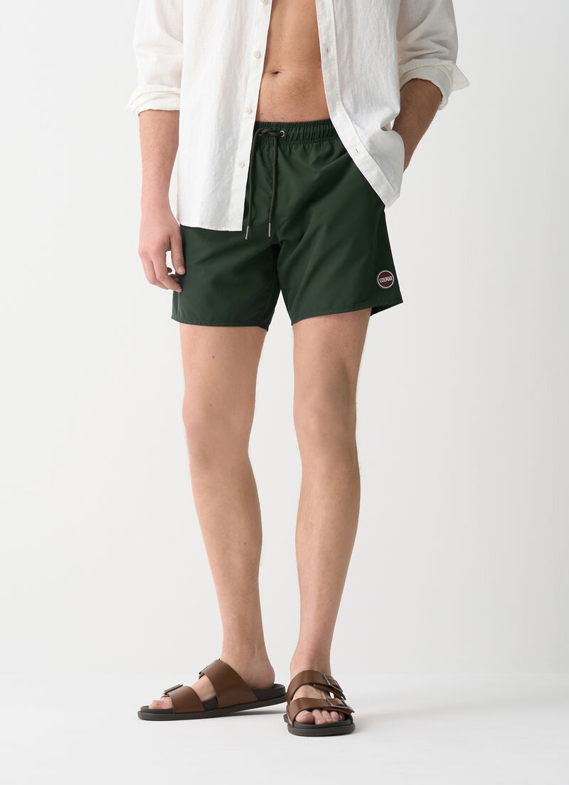 Solid-colour swimsuit