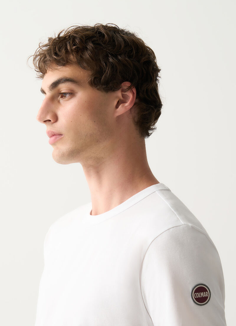 Cotton round-neck T-shirt