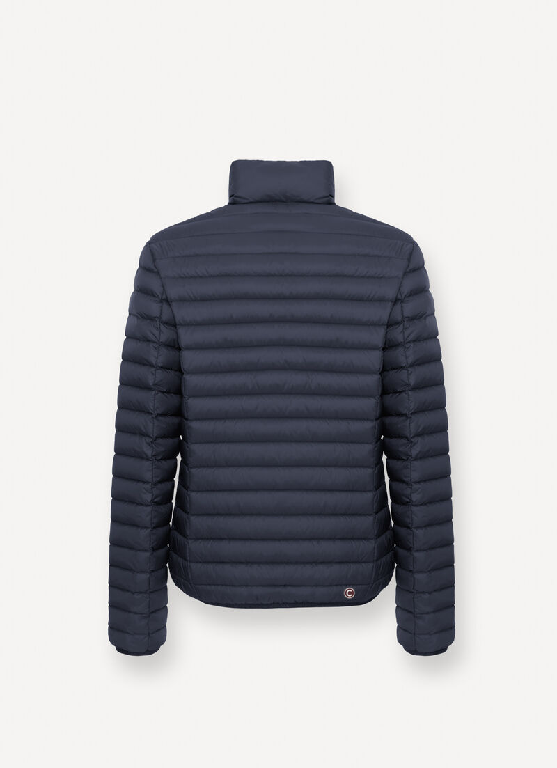 Autumn-weight down jacket with padded collar