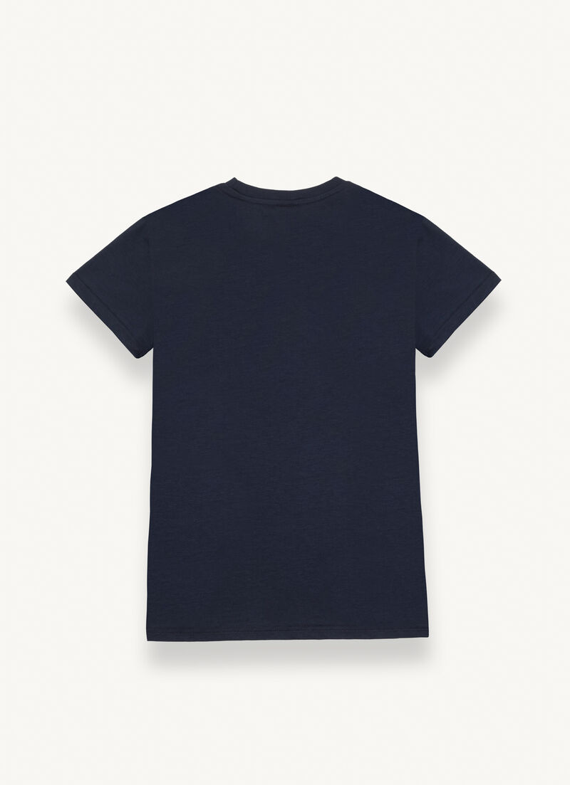 Cotton round-neck T-shirt