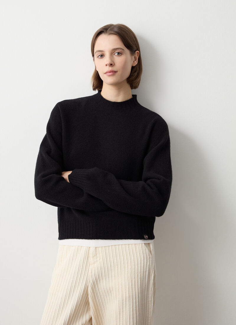 100% wool crew-neck pullover
