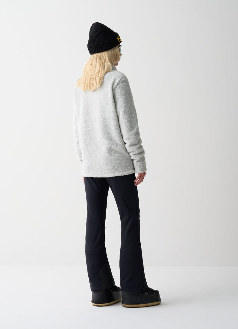 Unisex teddy-effect overshirt