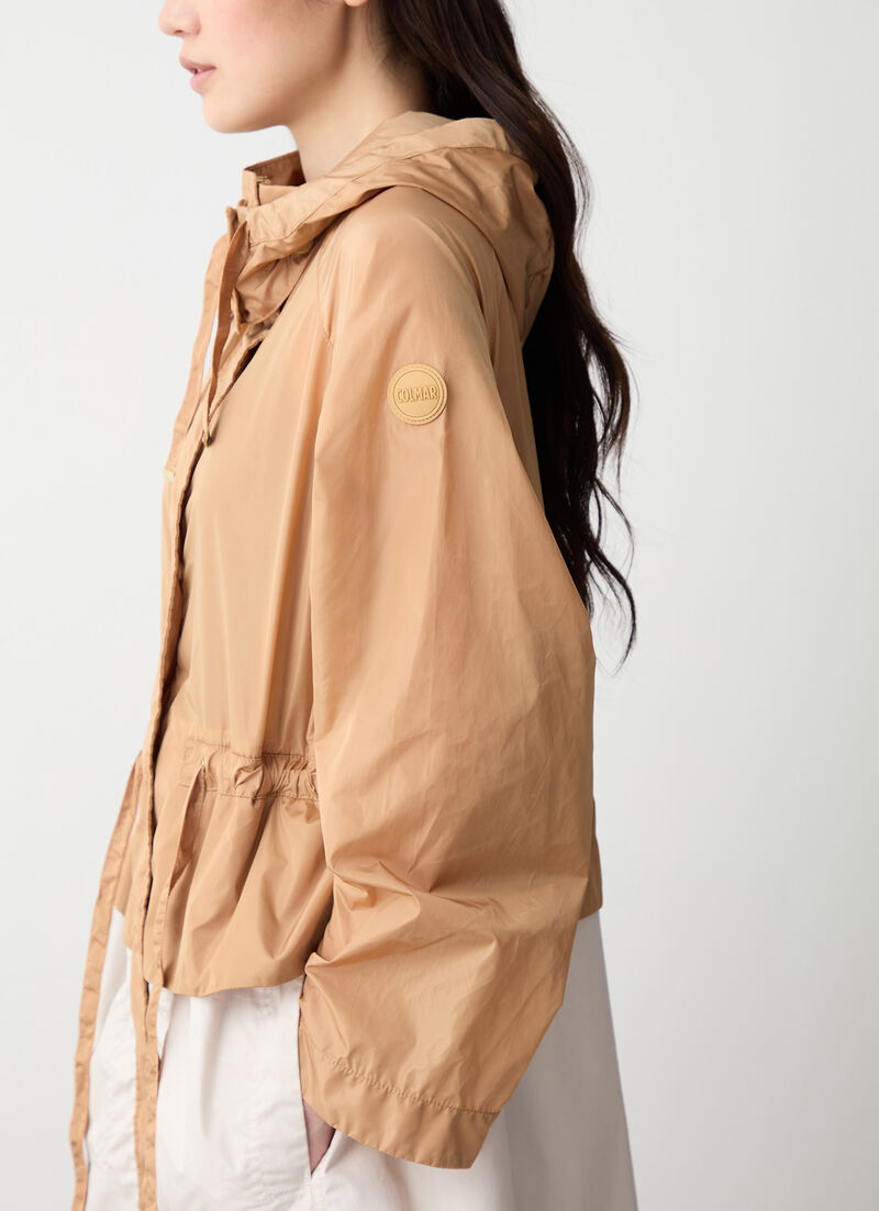 Long oversized cotton jacket