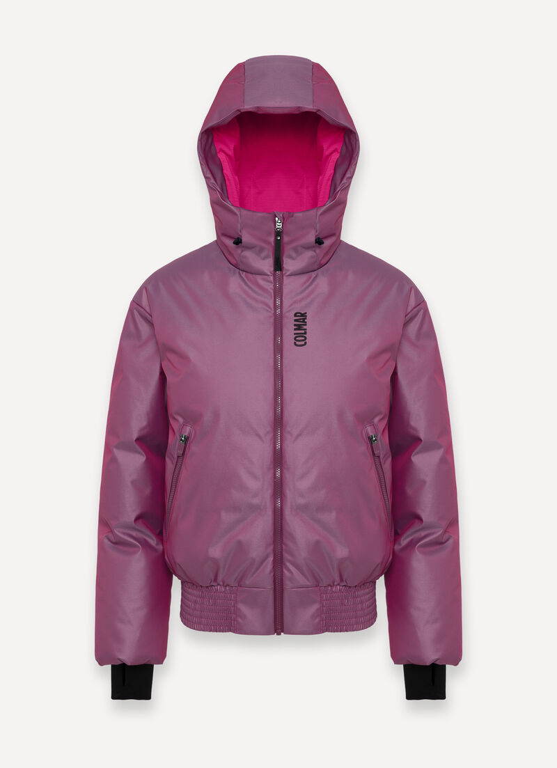 Padded ski bomber jacket
