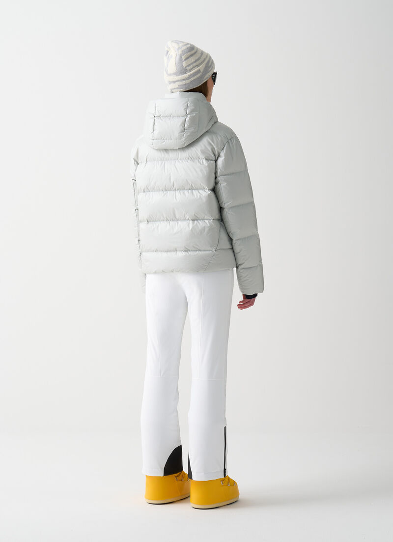 Puffy padded ski jacket