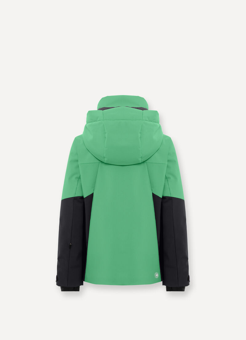 Boys’ colourblock ski jacket