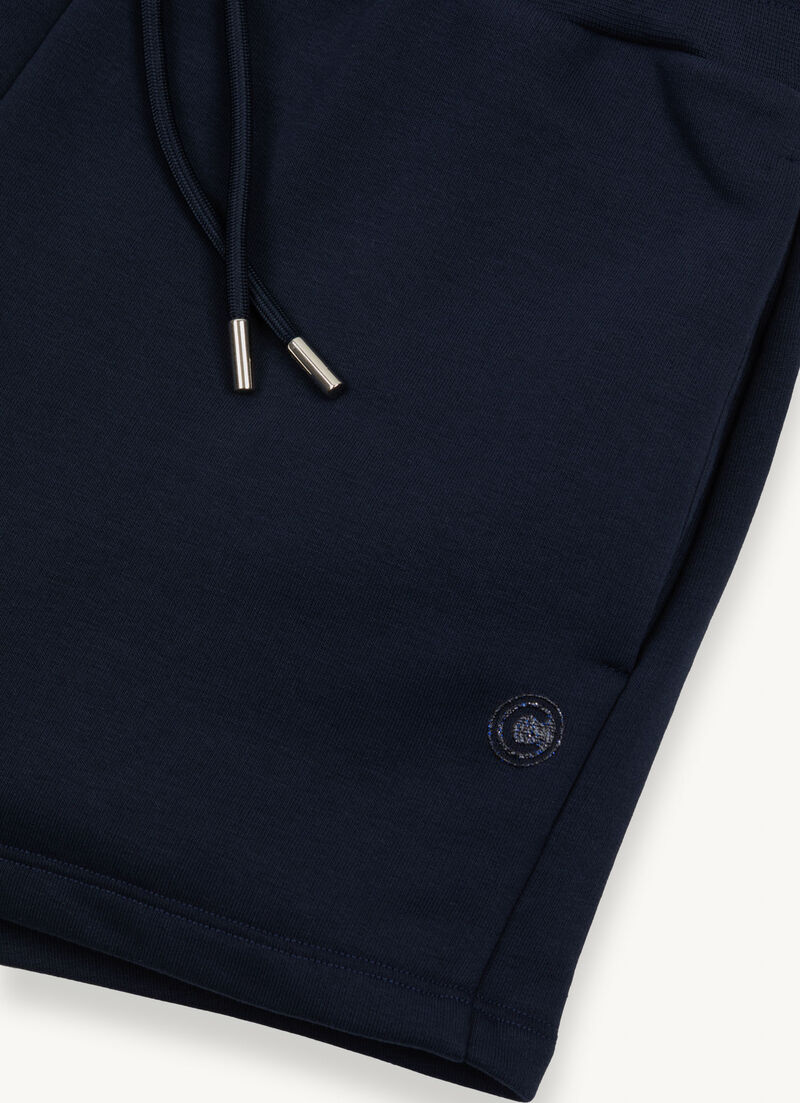 Cotton-blend fleece shorts