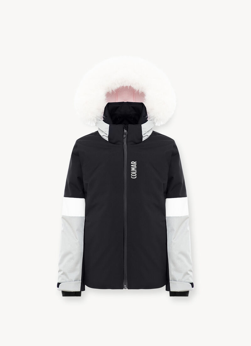 Girls’ ski jacket with fur