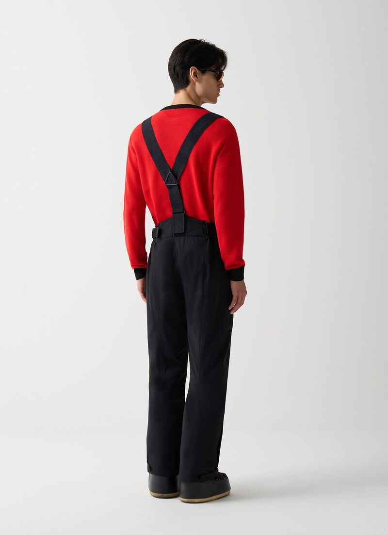 Padded ski salopettes with Recco® reflector