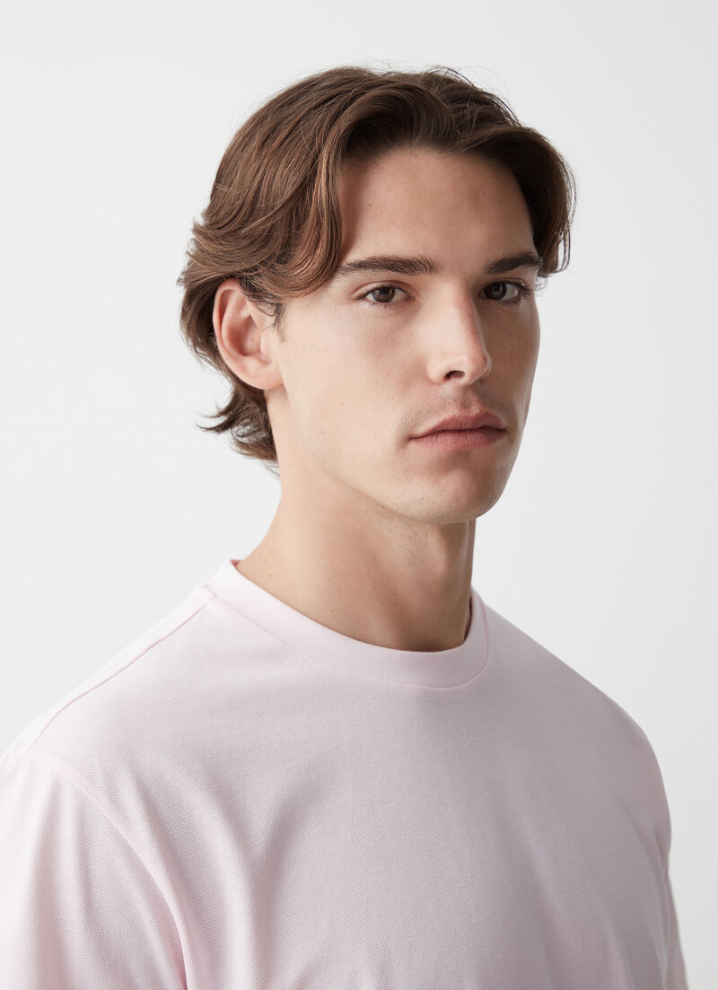 100% cotton piqué T-shirt