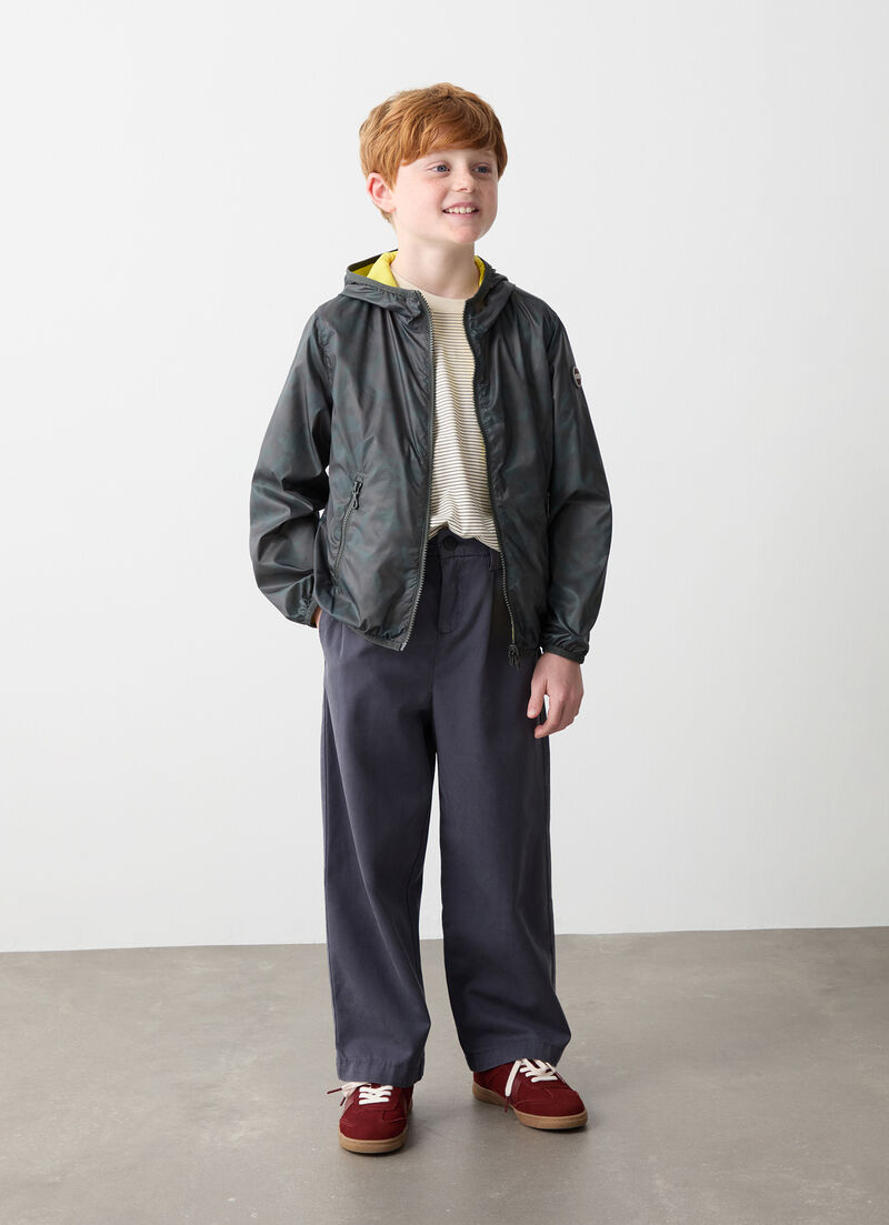 Reversible camouflage jacket