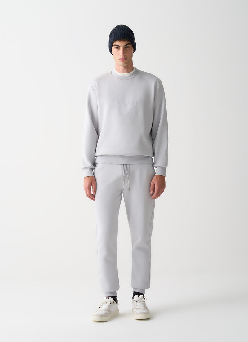 Crew-neck sweatshirt with logo