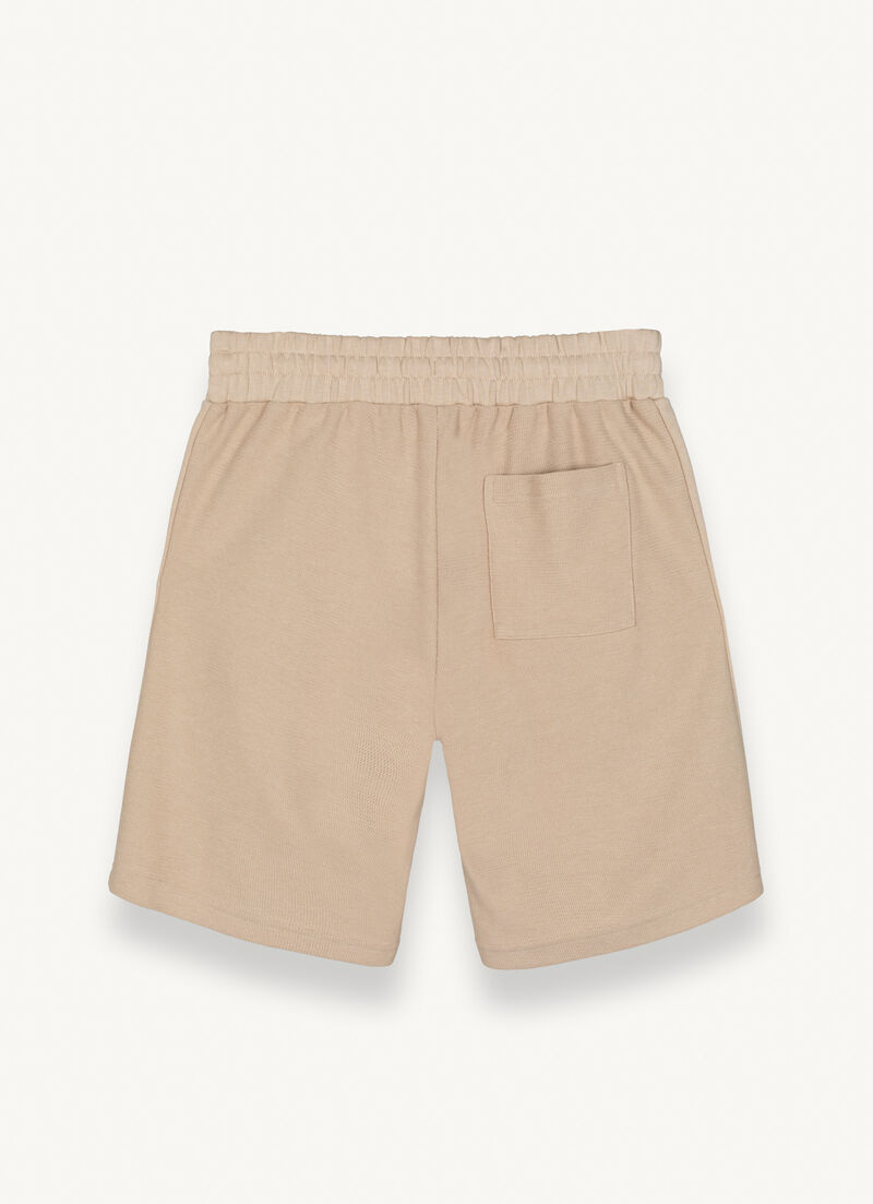 Piqué jogging shorts