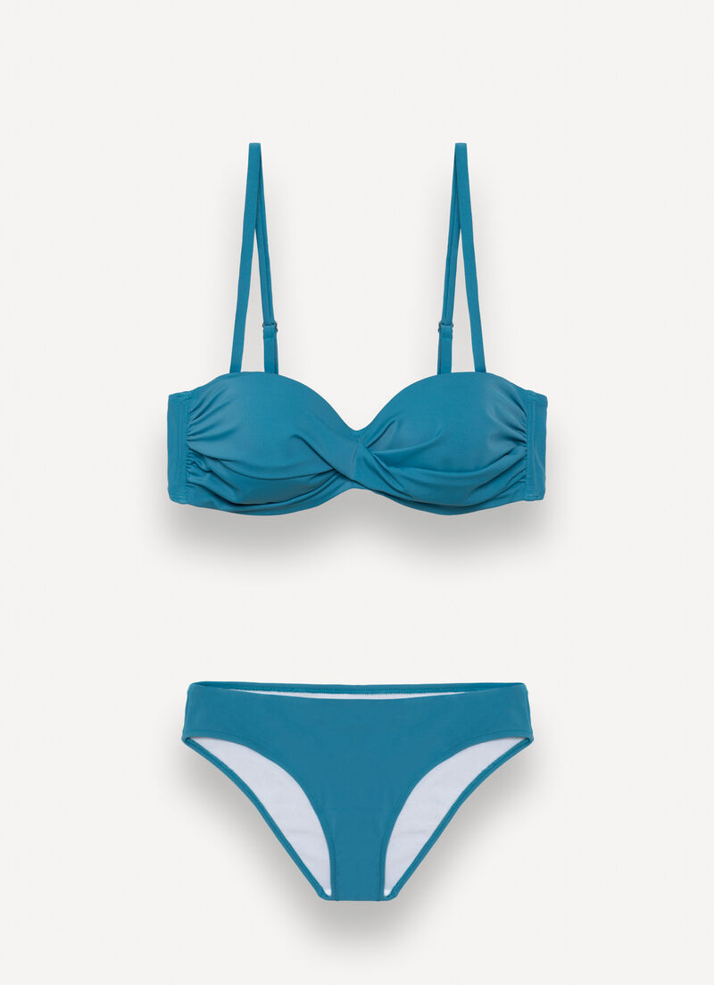 Braided balconette bikini