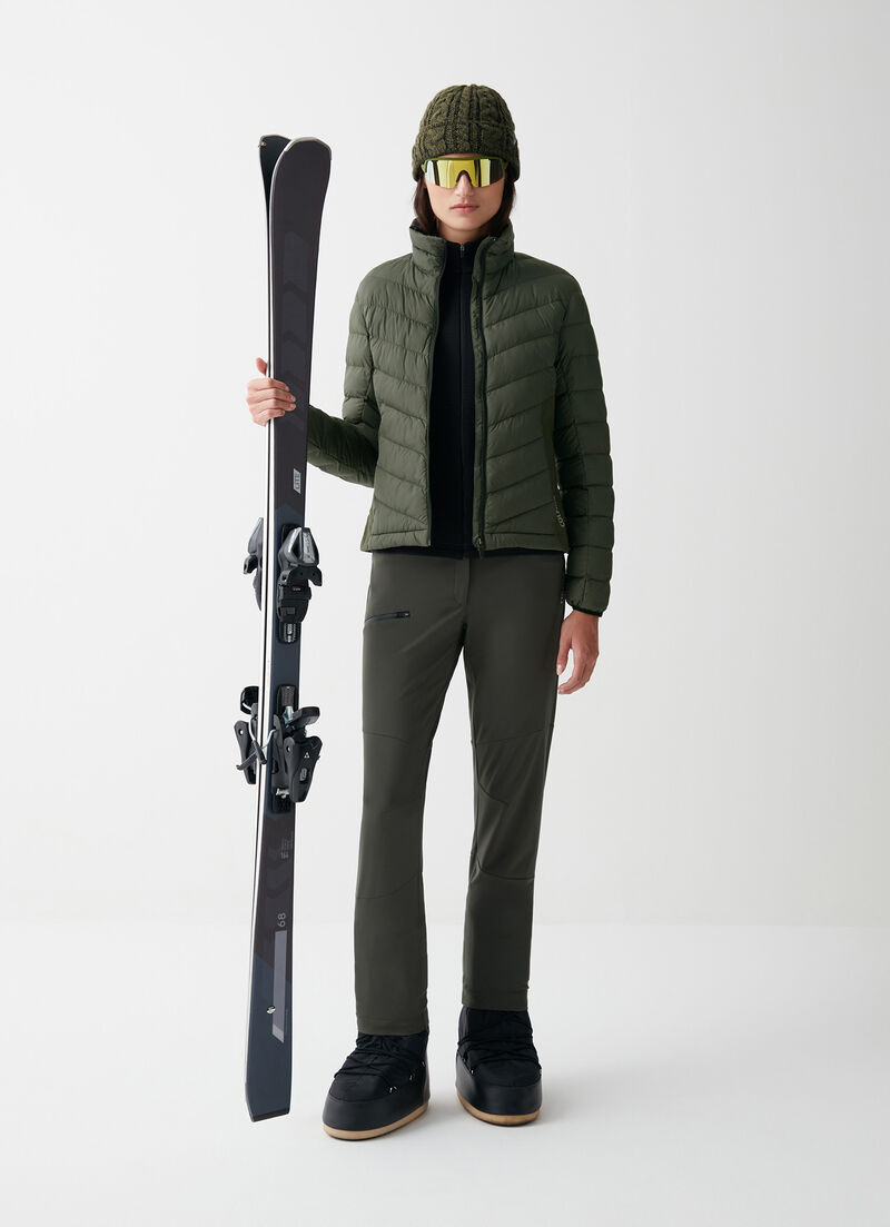 Padded water-repellent outdoor jacket