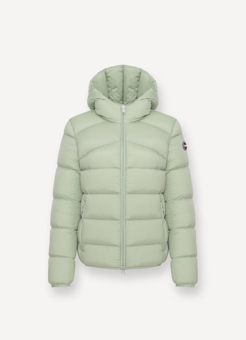 Super-matte stretch down jacket