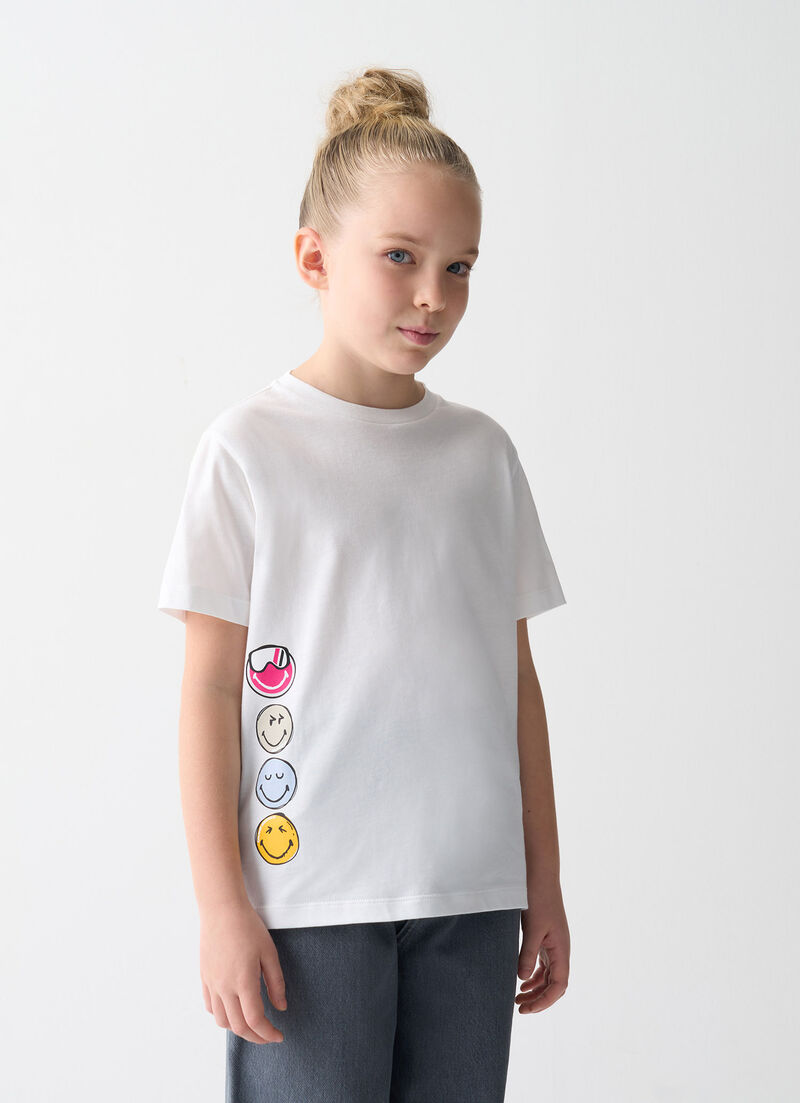 T-shirt with SmileyWorld® print