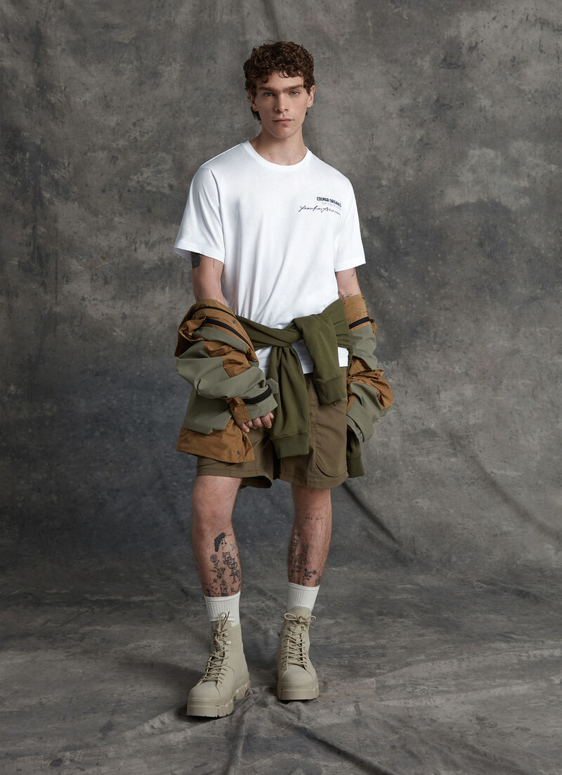 Men's T-shirt with short sleeves in cotton jersey