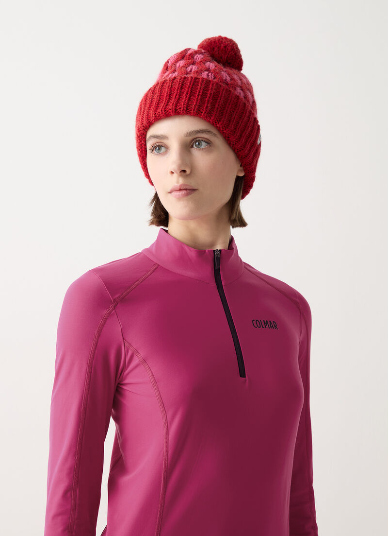 Thermal stretch ski sweater
