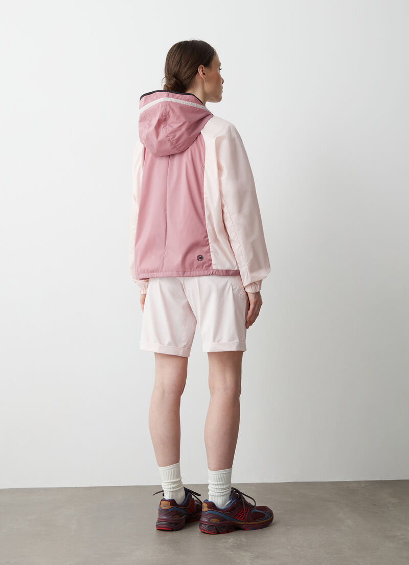 Unlined jacket with hood