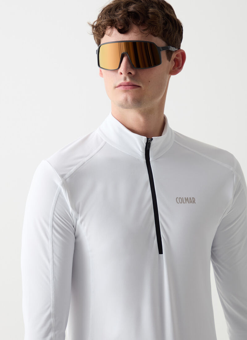 Thermal stretch ski sweater