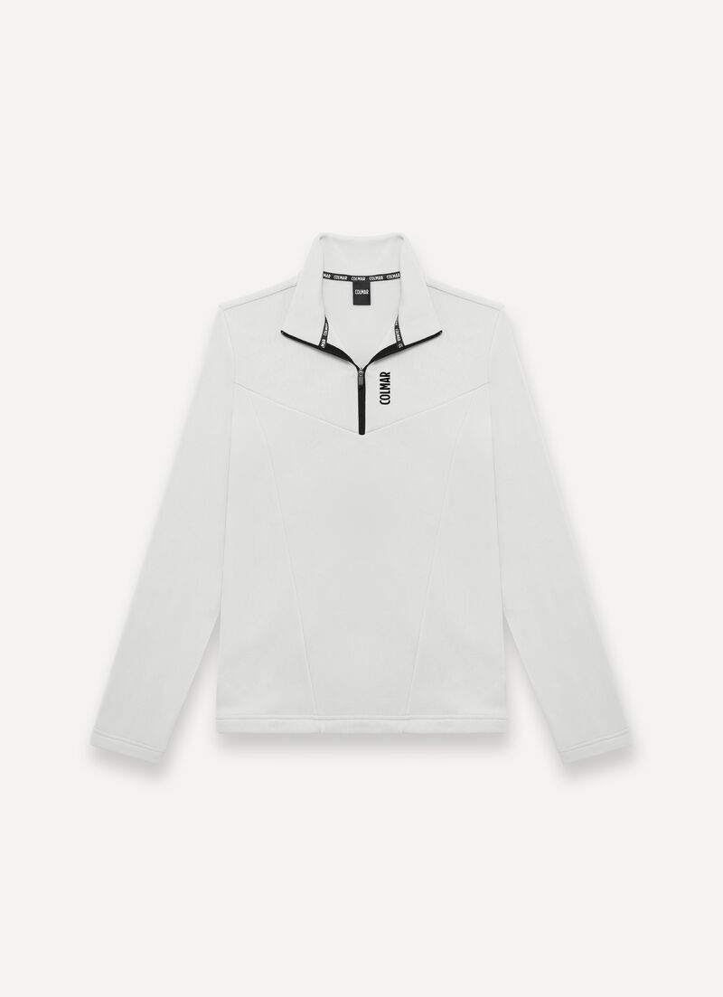 Half-zip stretch ski fleece