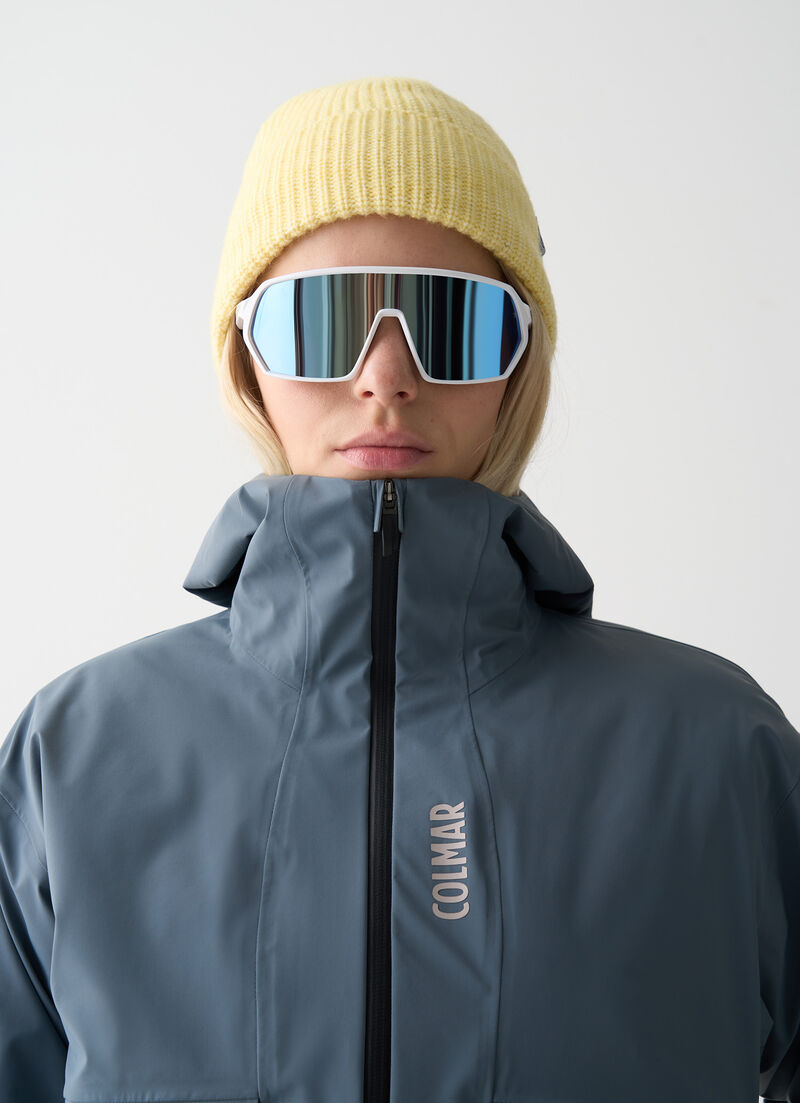 Jacket with insulating down jacket