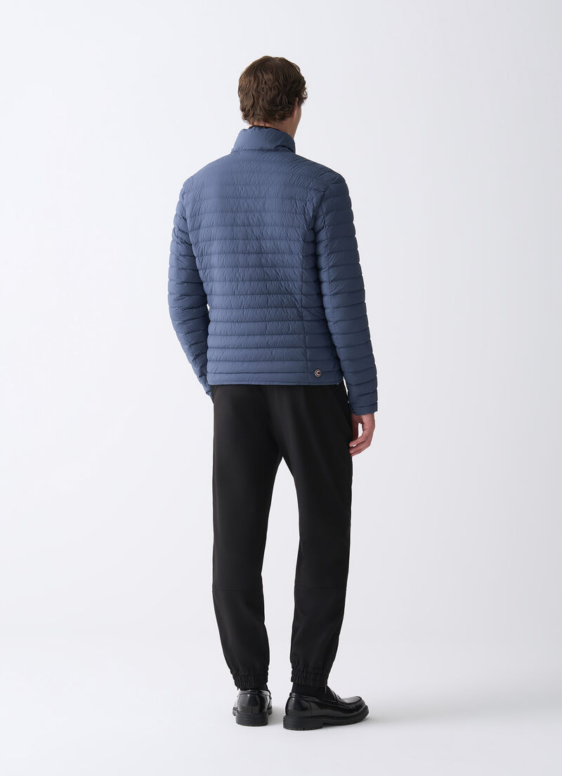 Light down jacket with padded collar