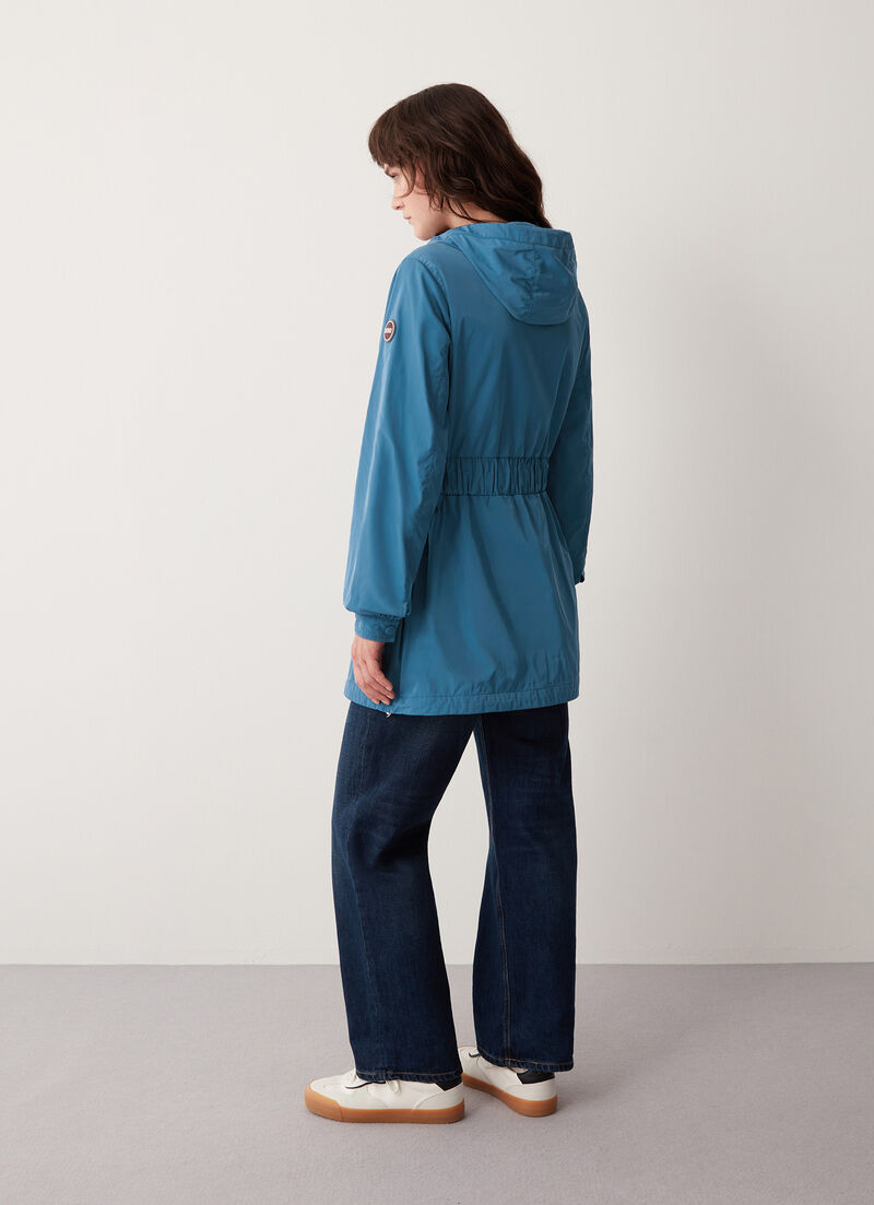 Mid-length taffeta jacket