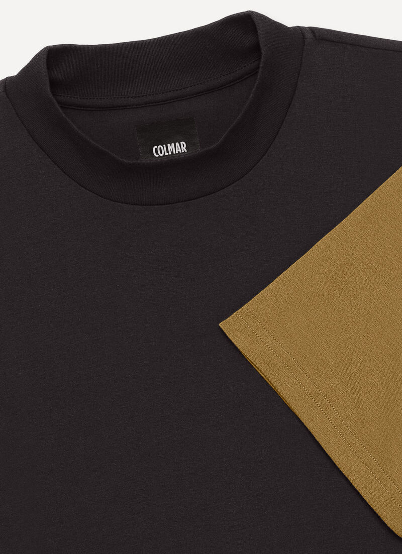 Oversized two-tone T-shirt