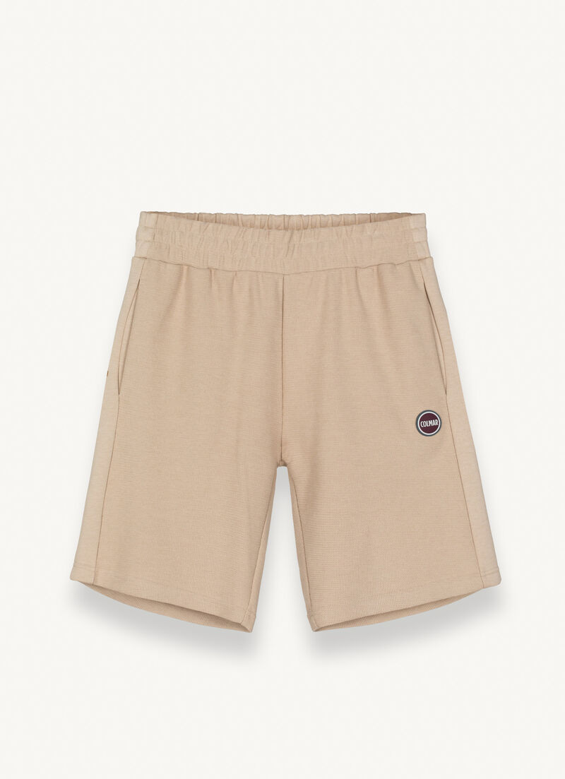 Piqué jogging shorts