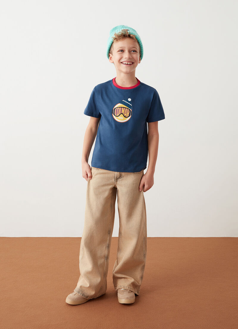 100% cotton T-shirt with logo