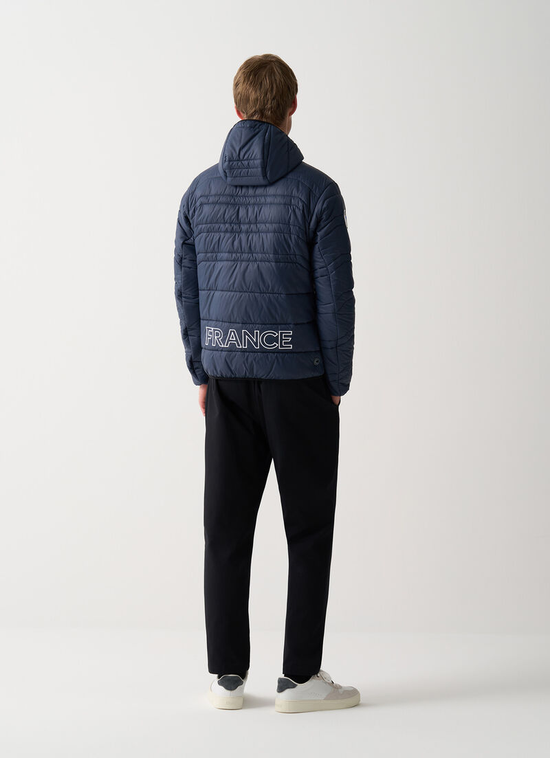 French national team quilted jacket