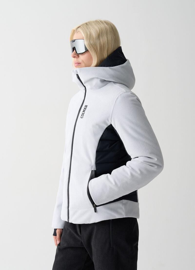 Delicacy corduroy ski jacket