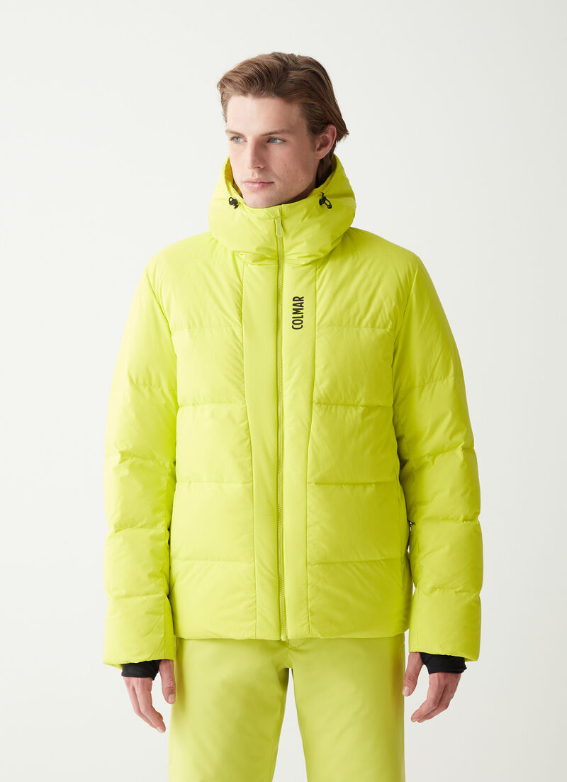 Extra-warm puffy ski jacket