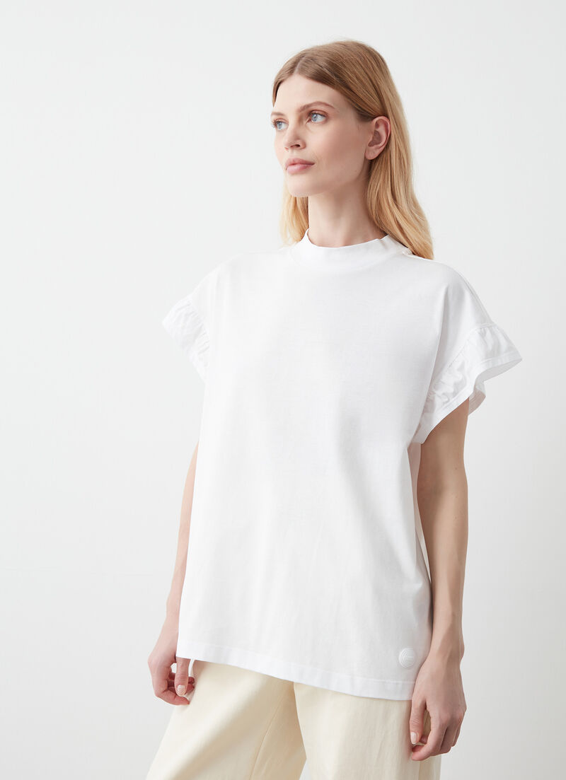 T-shirt with ruching