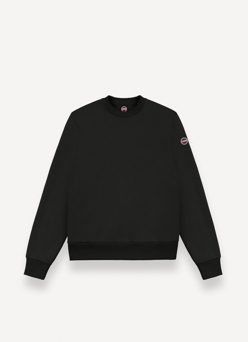 Cotton crew-neck sweatshirt