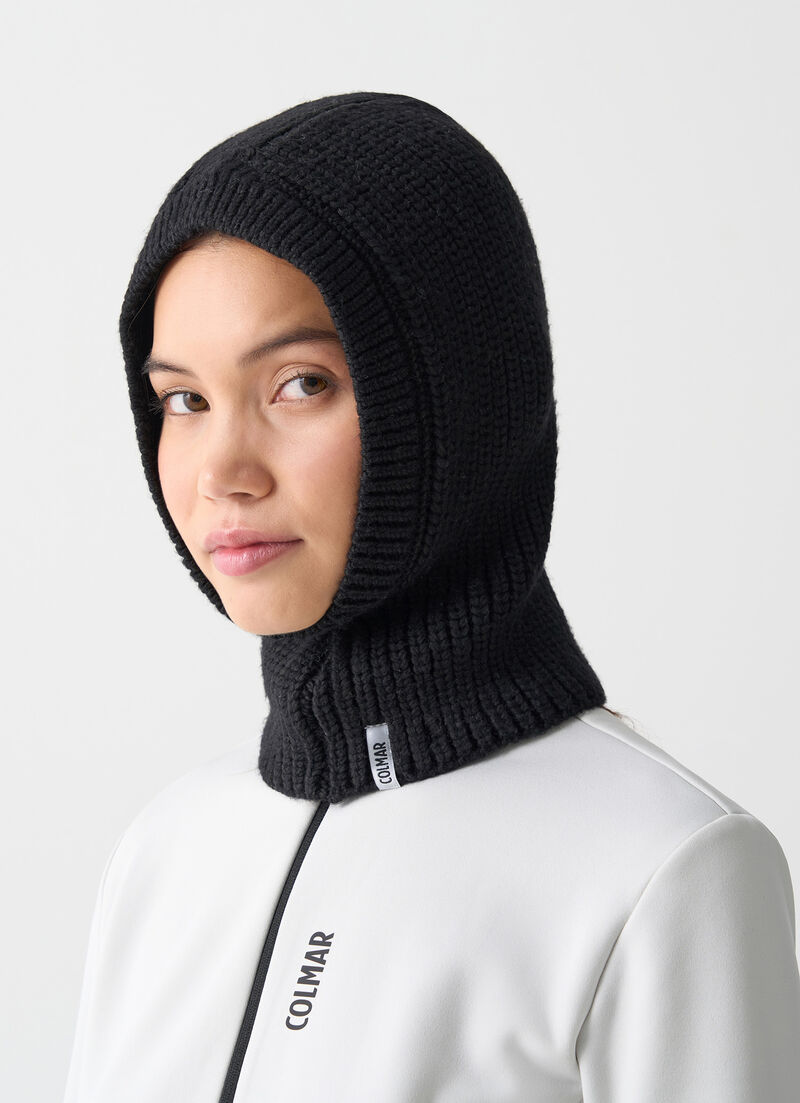 Women's knit balaclava