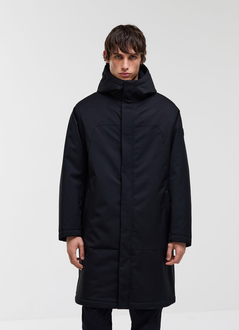 Padded parka with hood