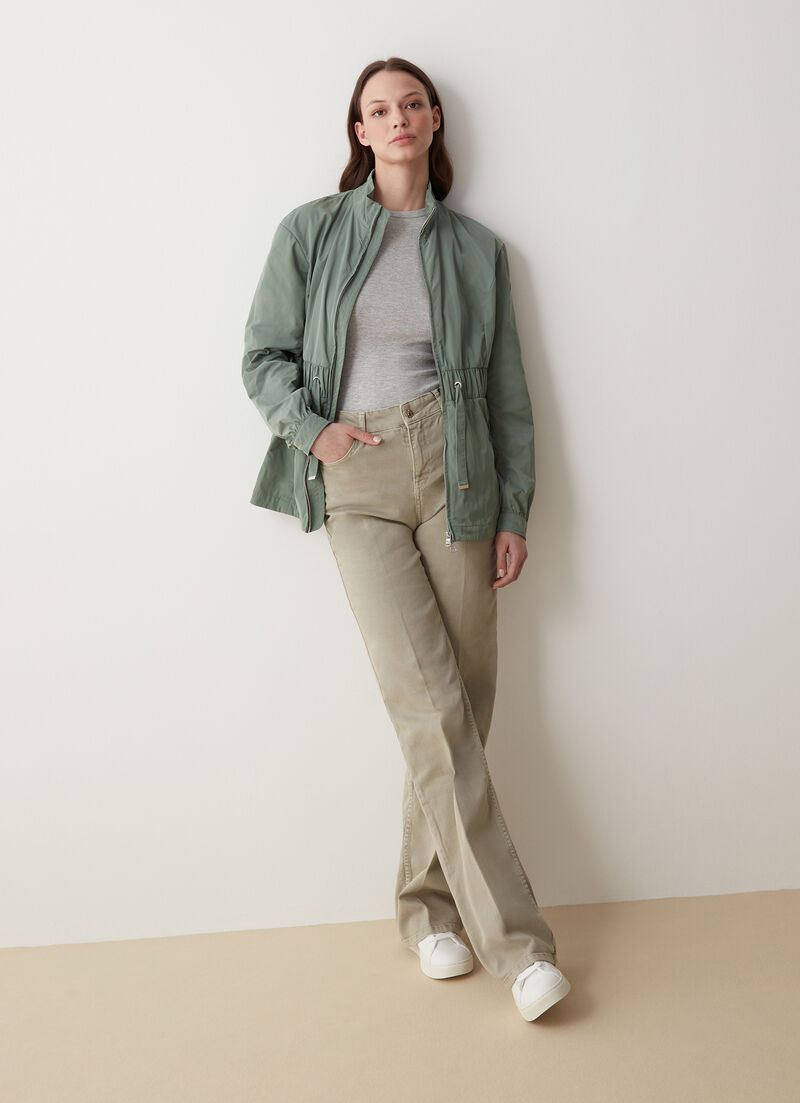 Unlined taffeta jacket