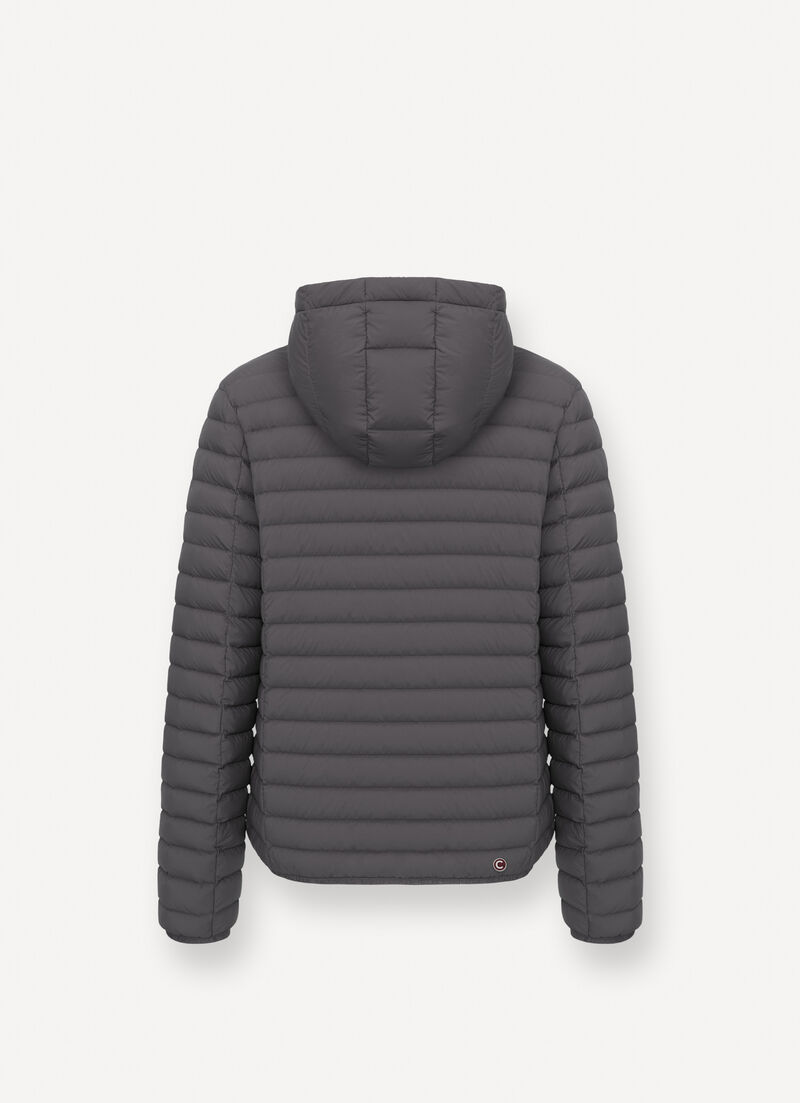 Light down jacket with hood