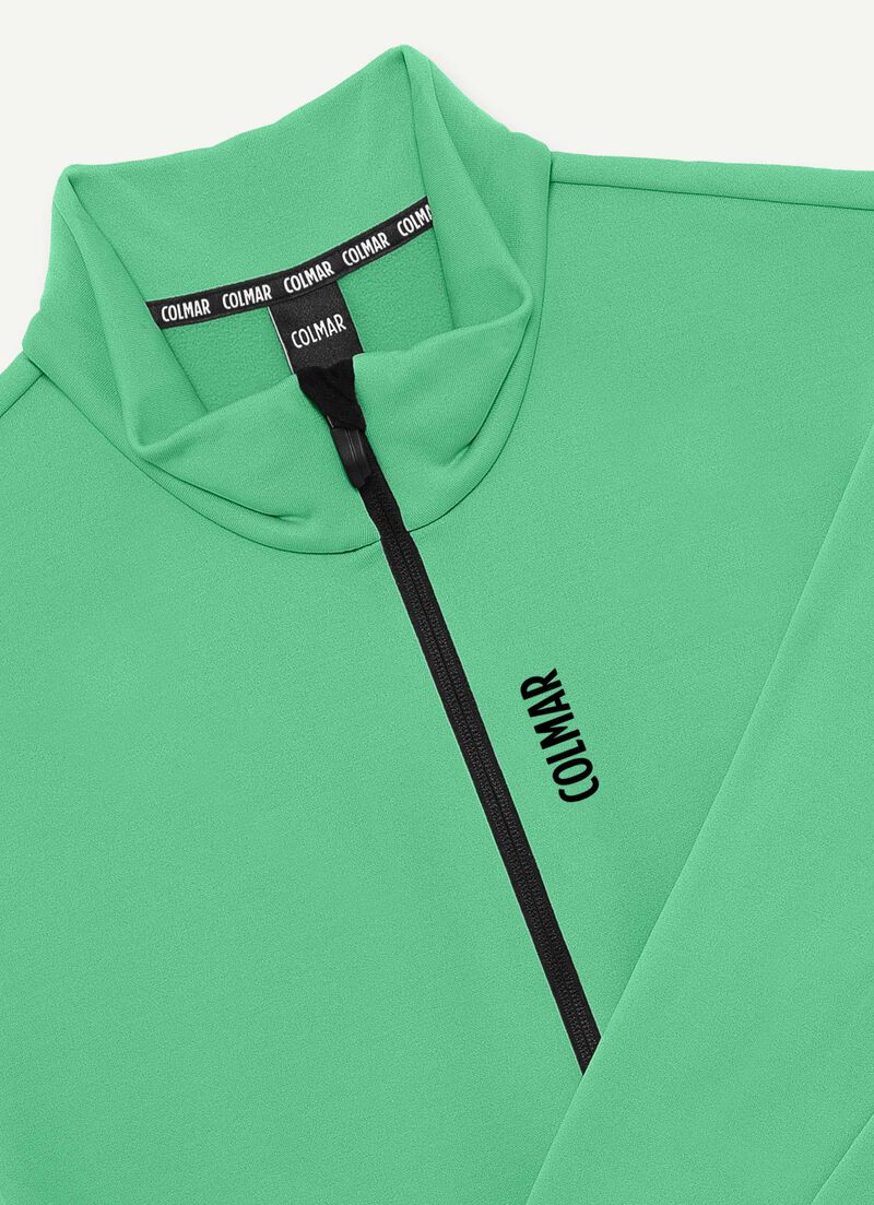 Full-zip stretch ski fleece