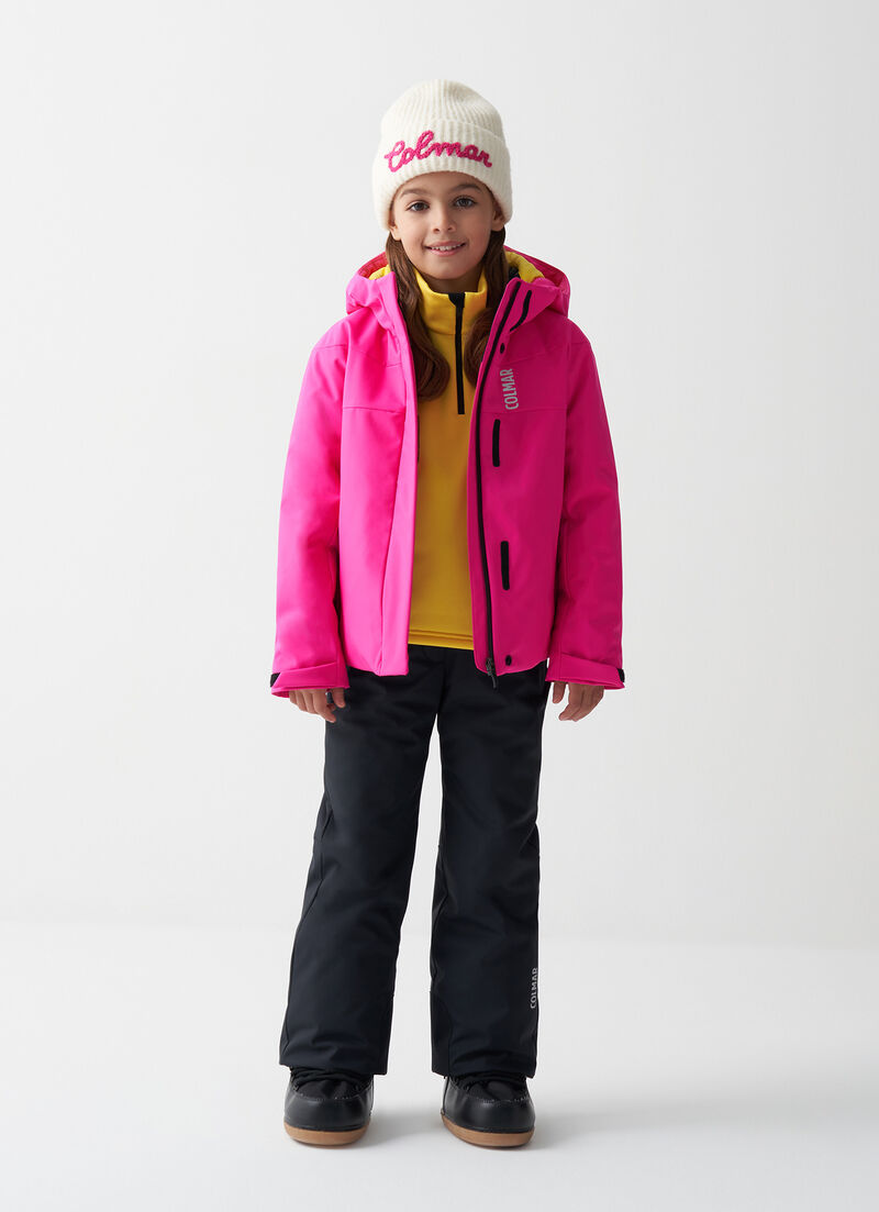 Girl's mechanical stretch ski jacket