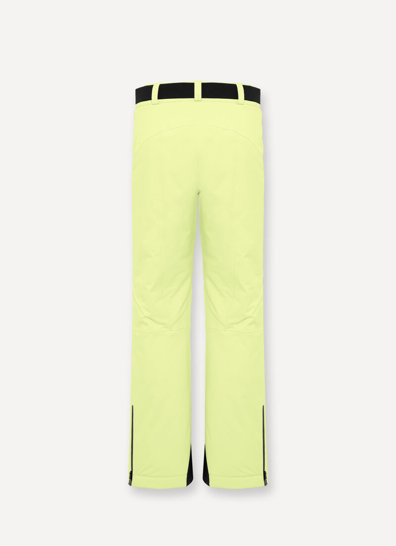 Padded ski pants with belt