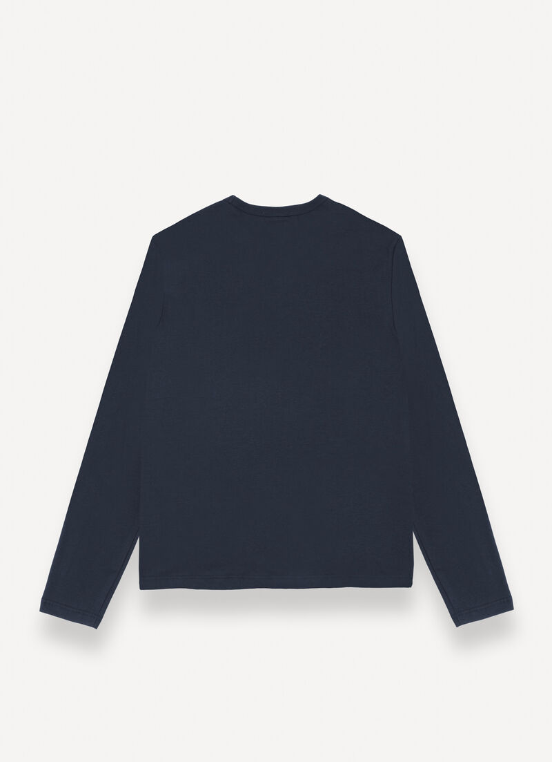 Long-sleeved cotton T-shirt