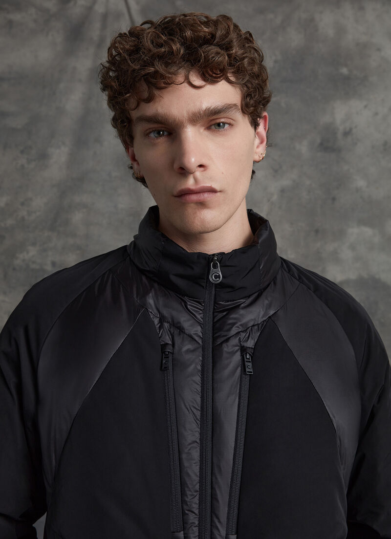 Solid-colour mini ripstop jacket