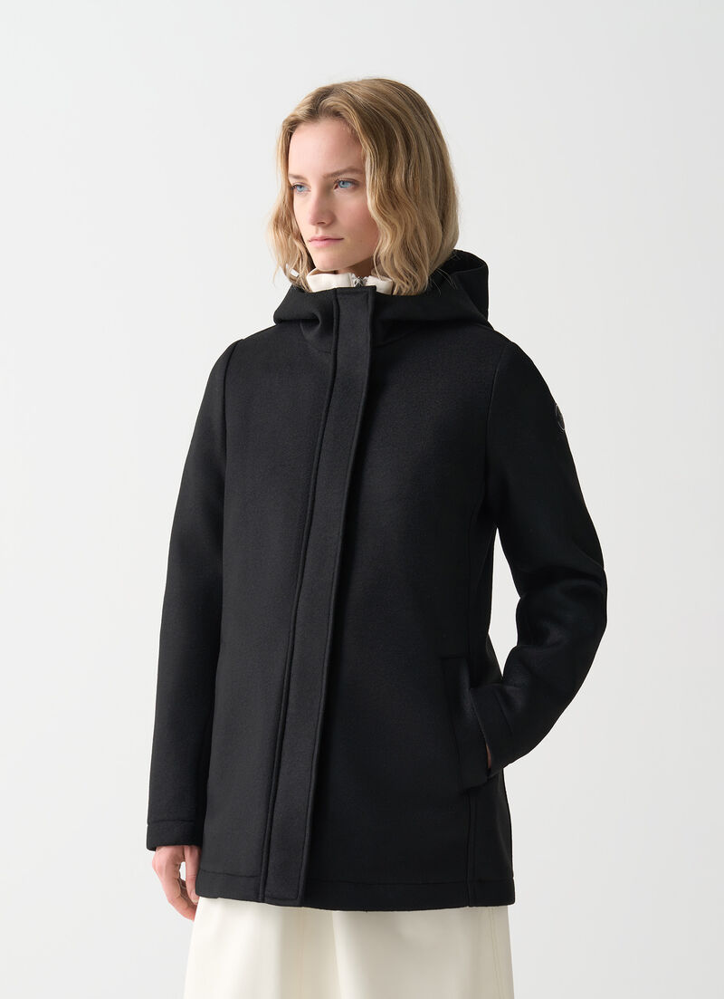 Coat with hood