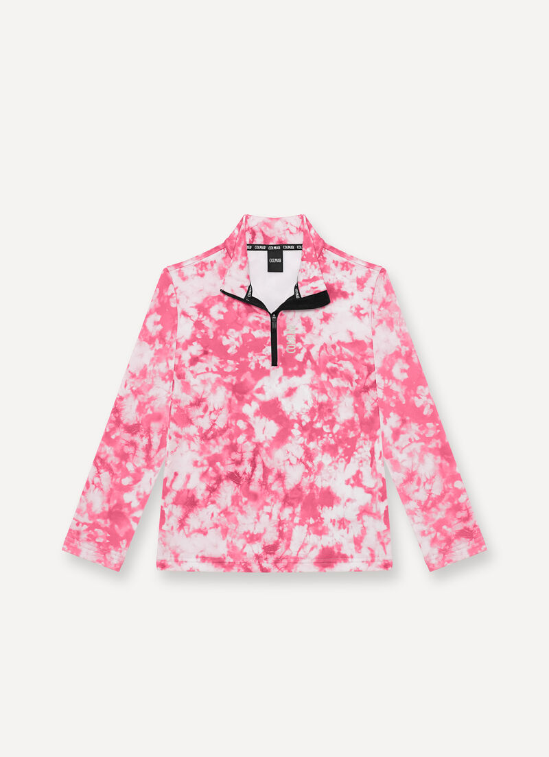 Boys’ unisex tie-dye ski sweatshirt