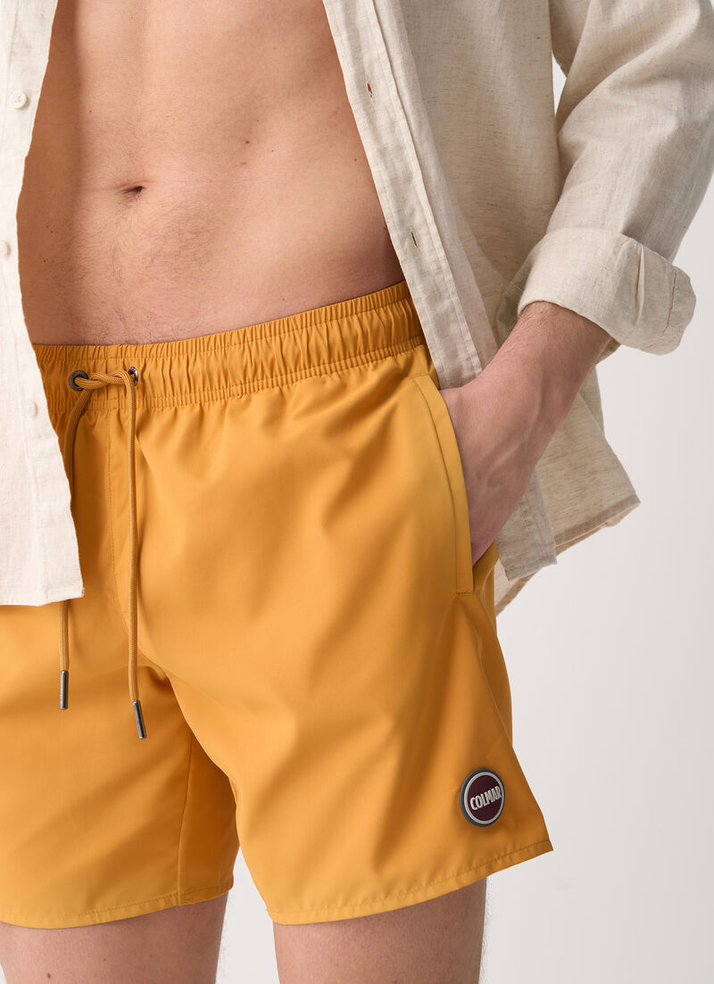 Solid-colour swimsuit