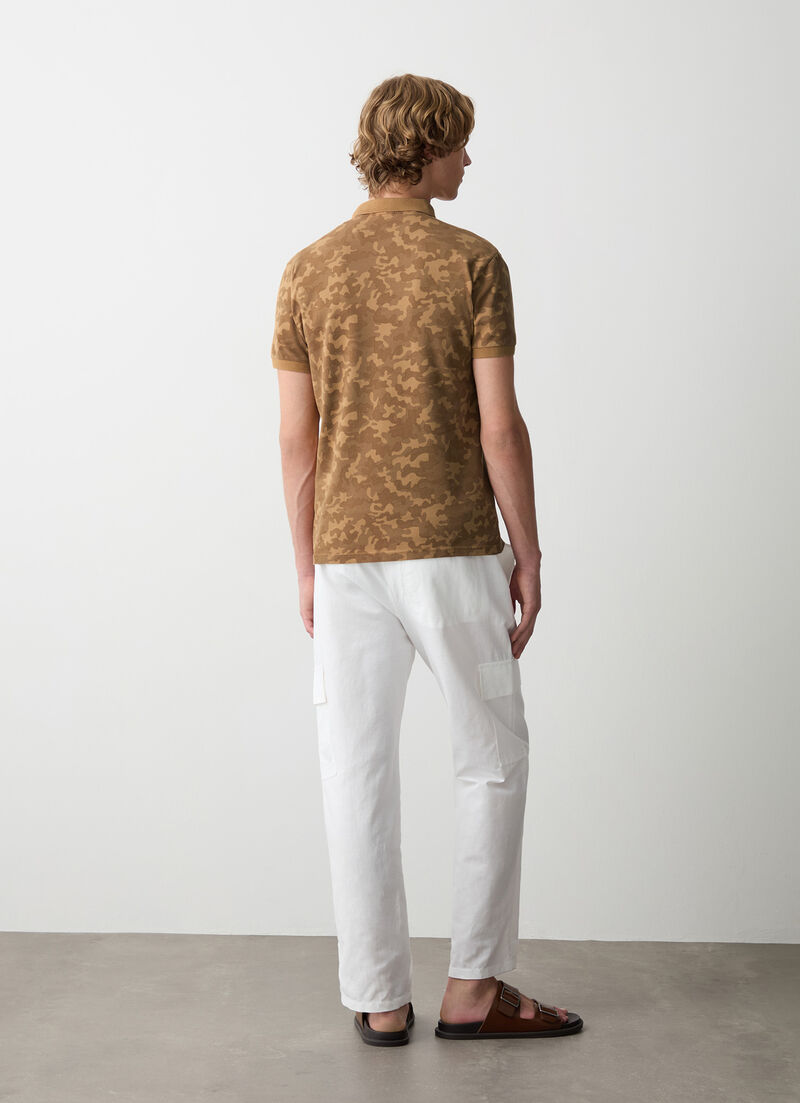 Camouflage polo-shirt